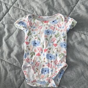 Carter's Floral Print Onesie